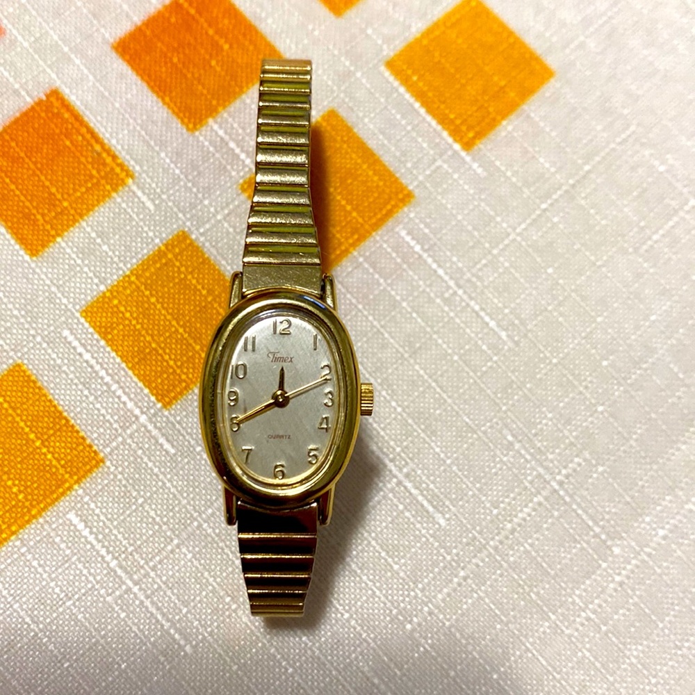 Gold filled Timex stainless steel back